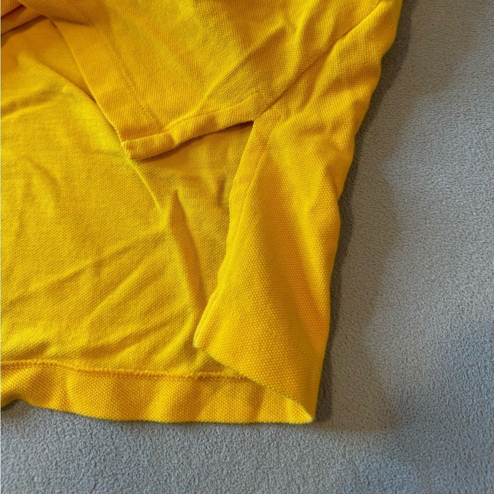 VintagePolo by Ralph Lauren polo shirt, yellow with royal blue horse Sz XXL mens - Picture 7 of 12